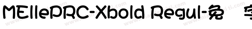 MEllePRC-Xbold Regul字体转换